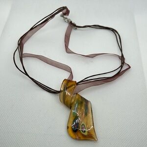 Handmade Fashion Necklace Gold Art Deco